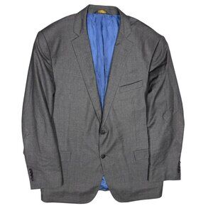 Brooks Brothers "Brooksgate" Blazer Vitale Barberis Canonico Sport Coat Grey 46L